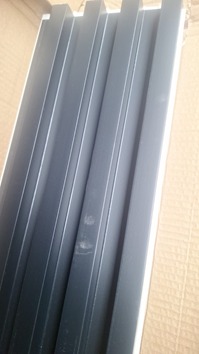 WALL PANEL 2900X160X23MM - NEGRO - #398